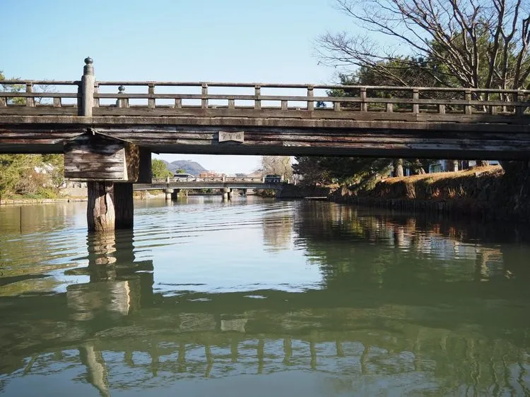 オープニングに登場する松江城が見える橋 - 現地撮影写真 3